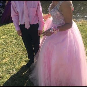 PINK PROM DRESS